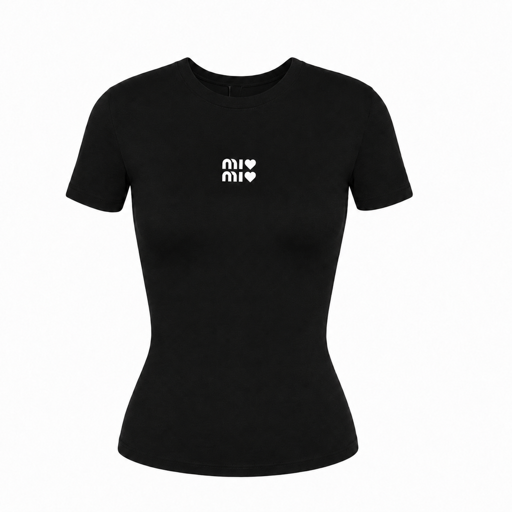 Mi🖤 Mi🖤     T-Shirt Slim Fit